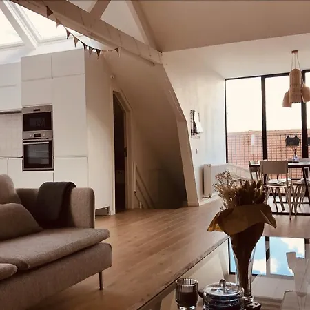Lichtrijke Loft Bij Restaurant Den Olifant * Ypres